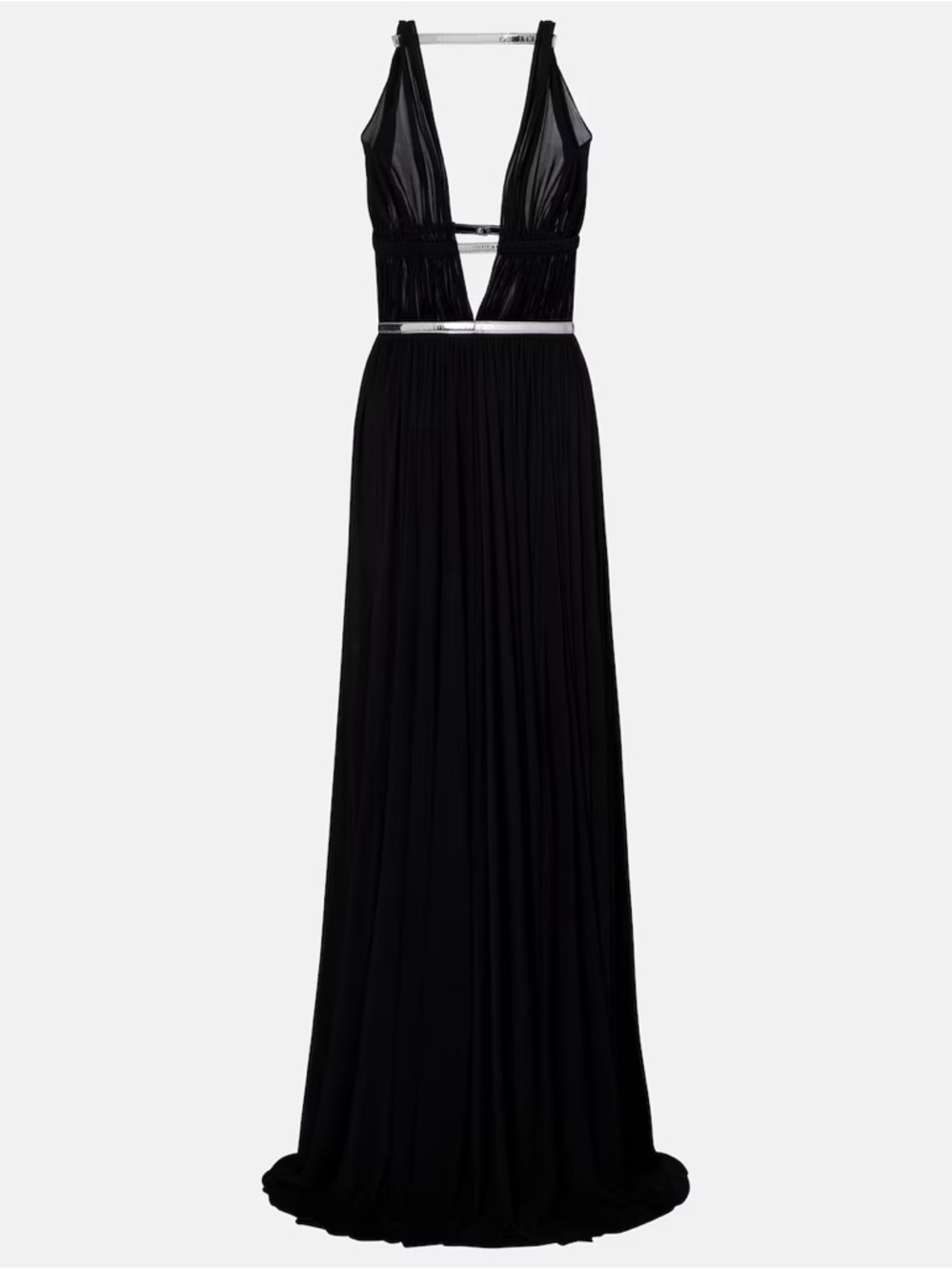 Alaïa Black Deep Plunge Red Carpet Dress - Picture 3 of 8